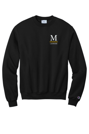 Marshall Lacrosse -  Champion® Powerblend S6000 Crewneck Sweatshirt with embroidered left chest logo