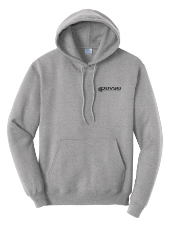 PAVSA - Port & Company® Core Fleece Pullover Hooded Sweatshirt PC78H with left chest logo