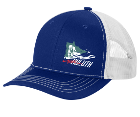 Team Duluth - Port Authority YC112 Youth Snapback Trucker Cap with embroidered logo