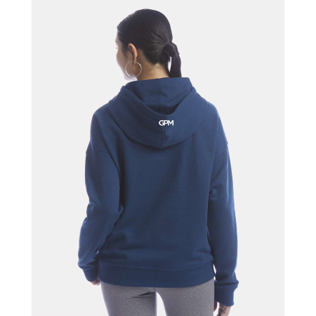 GPM Women s Champion Powerblend Hooded Sweatshirt S760 with embroid Garon Brothers Inc