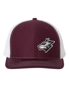Wolfpack Youth Lacrosse - Richardson - Adjustable Snapback Trucker Cap - 112 with embroidered logo