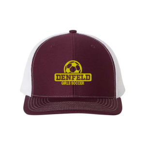 Denfeld Girls Soccer - Richardson 112 trucker hat with embroidered logo on the front