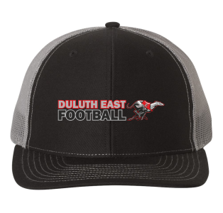 Duluth East Football - Richardson - Snapback Trucker Cap - 112 with full color printed logo