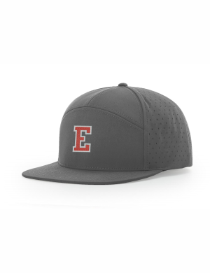 East Youth Football - Richardson Cannon 7-Panel Flatbill 169 with center E logo
