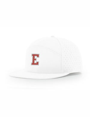 East Youth Football - Richardson Cannon 7-Panel Flatbill 169 with center E logo