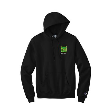 Woodland Hockey - Champion S700 Powerblend® Pullover Hoodie with embroidered Woodland W logo