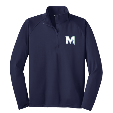 MIRAGE YOUTH Hockey- Men's ST850 Sport-Tek® 1/4-Zip Sweatshirt with embroidered M logo