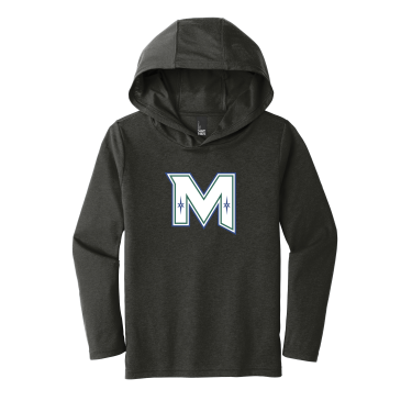 MIRAGE YOUTH Hockey - Youth District DT139Y Perfect Tri Long Sleeve Hooded T-Shirt with M logo