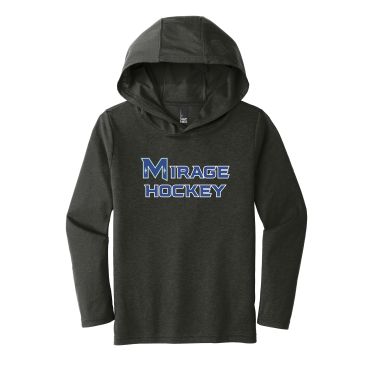 MIRAGE YOUTH Hockey - Youth District DT139Y Perfect Tri Long Sleeve Hooded T-Shirt with Mirage Hockey logo