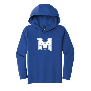 MIRAGE YOUTH Hockey - Youth District DT139Y Perfect Tri Long Sleeve Hooded T-Shirt with M logo