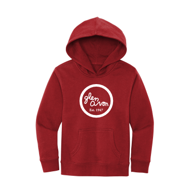 GLEN AVON - Youth District DT6100Y V.I.T.™ Fleece Hoodie with GA Circle logo