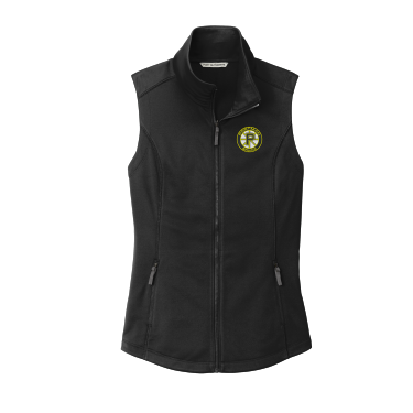 PORTMAN - Port Authority Women's Collective Smooth Fleece Vest L906 with embroidered Portman Bruins logo