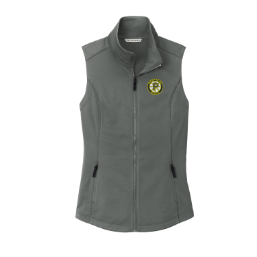 PORTMAN - Port Authority Women's Collective Smooth Fleece Vest L906 with embroidered Portman Bruins logo