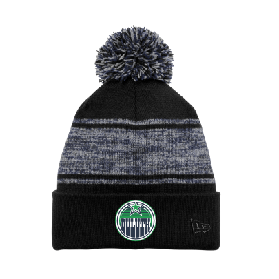 Duluth Squirt Hockey - New Era NE909  Knit Chilled Pom Beanie with Duluth Circle patch