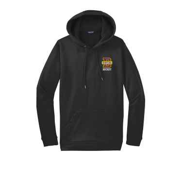 Denfeld Hockey - Adult Sport-Tek F244 Sport-Wick® Fleece Hooded Pullover with Denfeld Hockey logo on the left chest