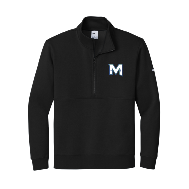 MIRAGE HIGH SCHOOL Hockey - Nike Club Fleece Sleeve Swoosh 1/2-Zip with embroidered M