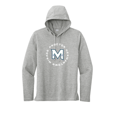 MIRAGE HIGH SCHOOL Hockey - Sport-Tek ST406 PosiCharge ® Tri-Blend Wicking Long Sleeve Hoodie with full front circle logo