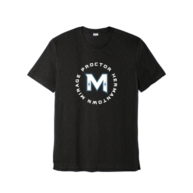 MIRAGE HIGH SCHOOL Hockey - Sport-Tek ST430 PosiCharge ® Strive Tee with full color circle logo