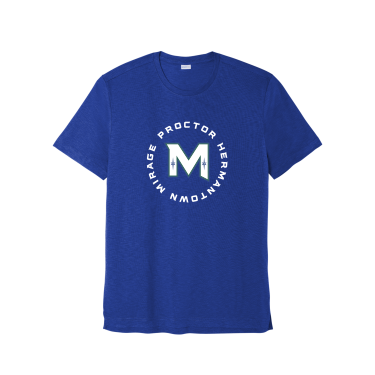 MIRAGE HIGH SCHOOL Hockey - Sport-Tek ST430 PosiCharge ® Strive Tee with full color circle logo