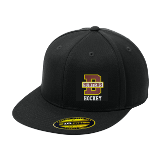Denfeld Hockey - Port Authority C808 Flexfit 210® Flat Bill Cap with embroidered D Hockey logo