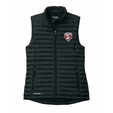 ICEBREAKERS - Ladies Eddie Bauer EB517 Packable Quilted Vest with embroidered left chest logo