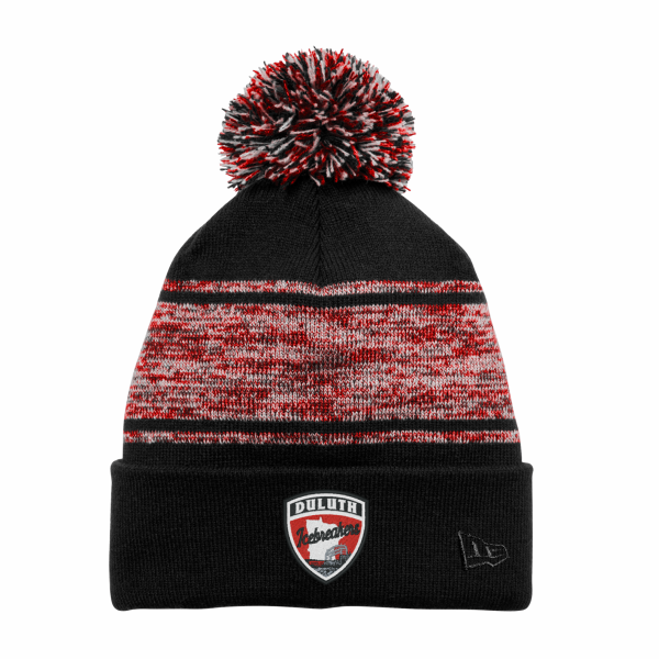 ICEBREAKERS - New Era NE909  Knit Chilled Pom Beanie with embroidered script logo