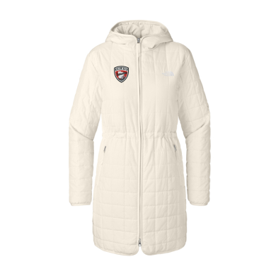 ICEBREAKERS - Women's The North Face® Iron Drift Quilted Hooded Parka NF0A8JEY with embroidered right chest Shield logo