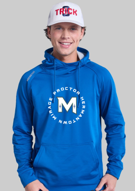 MIRAGE HIGH SCHOOL Hockey - YAK Playmaker Hoodie with full front Mirage Circle logo