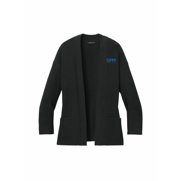 GPM - Mercer+Mettle® Women’s Open Cardi MM3021 with GPM left chest logo