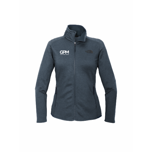 GPM The North Face ® Ladies Skyline Full-Zip Fleece Jacket NF0A7V62 with one color embroidered logo