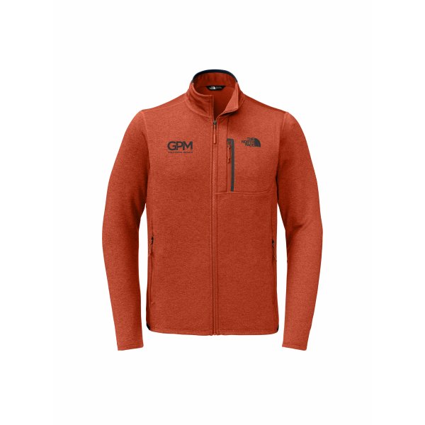GPM The North Face ® Skyline Full-Zip Fleece Jacket NF0A7V64 with one color embroidered logo