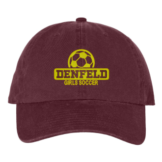 Denfeld Girls Soccer - 47 Brand 4700 with embroidered logo on the front