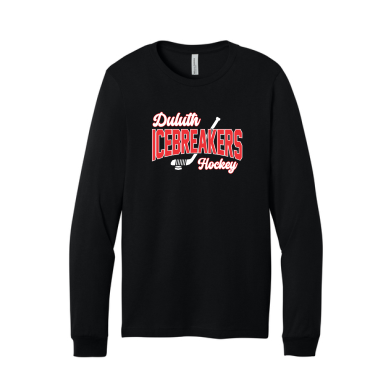 ICEBREAKERS - Unisex Jersey Long Sleeve Tee BELLA+CANVAS BC3501 with Icebreakers Script logo