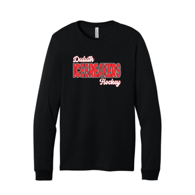 ICEBREAKERS - Unisex Jersey Long Sleeve Tee BELLA+CANVAS BC3501 with Icebreakers Script logo