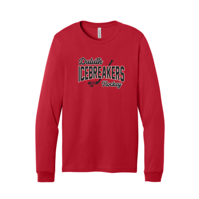 ICEBREAKERS - Unisex Jersey Long Sleeve Tee BELLA+CANVAS BC3501 with Icebreakers Script logo