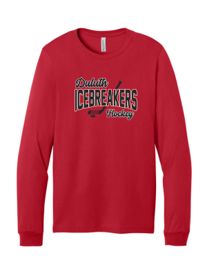 ICEBREAKERS - Youth Jersey Long Sleeve BELLA+CANVAS BC3501Y with Icebreakers Script logo