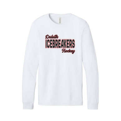 ICEBREAKERS - Unisex Jersey Long Sleeve Tee BELLA+CANVAS BC3501 with Icebreakers Script logo