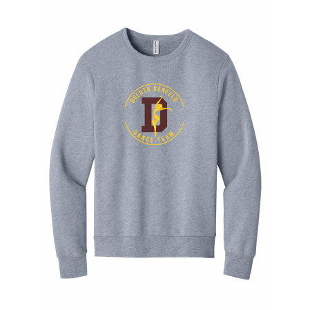 Denfeld Dance Team - BELLA+CANVAS® Unisex Sponge Fleece Classic Crewneck Sweatshirt BC3911 with full front heat transfer logo