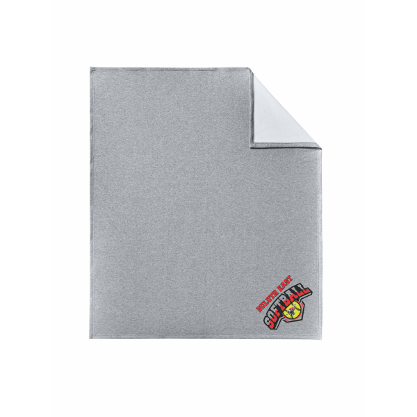 DE Softball - Core Fleece Sweatshirt Blanket BP78 with full color logo