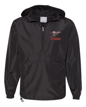 Duluth East Tennis - Champion - Packable Quarter-Zip Jacket with embroidered Greyhound Tennis logo