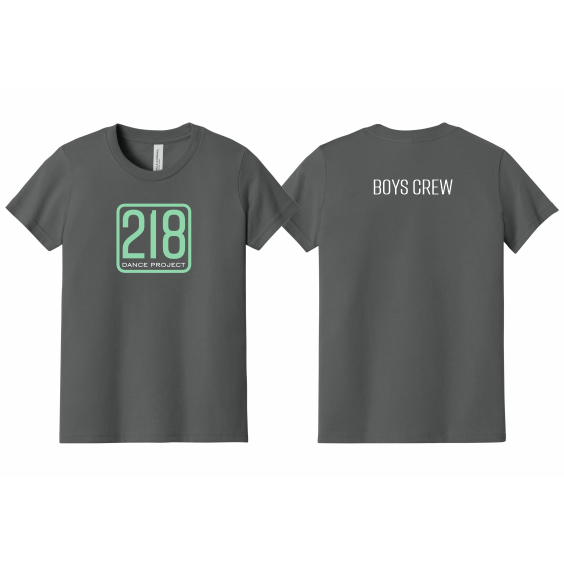 218 Dance - BC3001  BELLA+CANVAS ® Unisex Jersey Short Sleeve Tee with 218 BOYS CREW logo