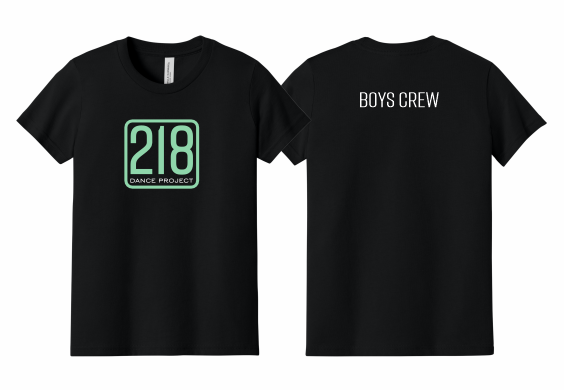 218 Dance - BC3001  BELLA+CANVAS ® Unisex Jersey Short Sleeve Tee with 218 BOYS CREW logo