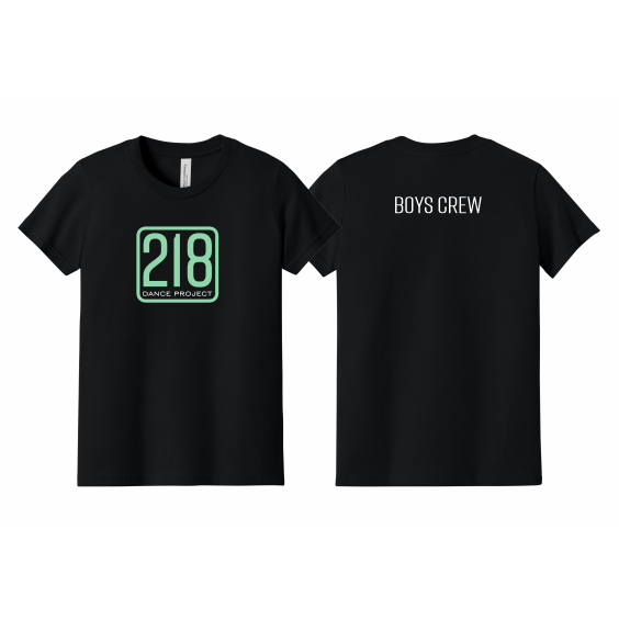 218 Dance - Youth BC3001Y  BELLA+CANVAS ® Youth Jersey Short Sleeve Tee with 218 BOYS CREW