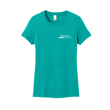 AHL Brainerd House - District ® Women’s Perfect Weight ® Tee DM104L with white AHL Brainerd House left chest logo