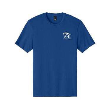 AHL Group - District ® Perfect Weight ® Tee DM104 with white AHL Group left chest logo