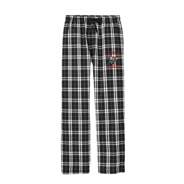 DE Softball - District® Flannel Plaid Pant 1800 with left leg logo