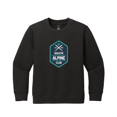 Team Duluth - District® Youth V.I.T.™ Fleece Crew DT6104Y with Team Duluth full front logo