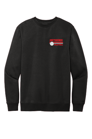 East Volleyball - District DT6104 V.I.T.™ Fleece Crew with embroidered left chest logo