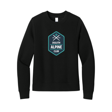 Team Duluth - District® Women’s V.I.T.™ Fleece Crew DT6105 with full front Team Duluth logo