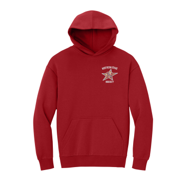 Northern Stars Hockey - District® V.I.T. DT6150 Heavyweight Fleece Hoodie with embroidered left chest logo